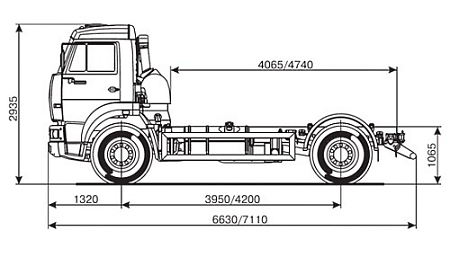 Продажа шасси КАМАЗ 53605-773954-19(L4) в Омске